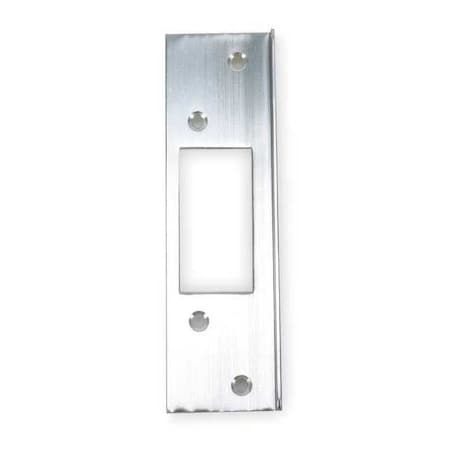 Door Latch Guard, Aluminum, Aluminum, 6