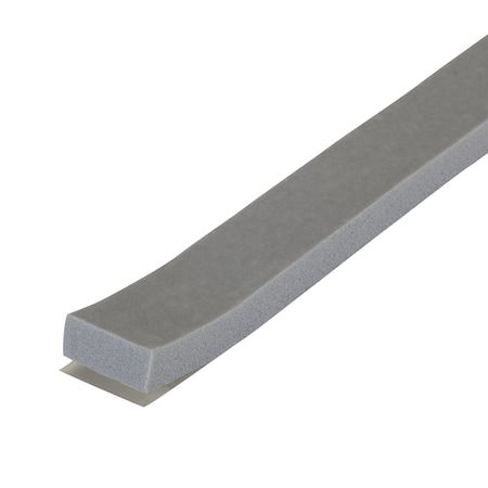Foam Seal, 17ft, Gray, PVC Closed Cell Foam MPN:2RRE5