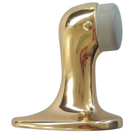 Door Stop, Floor-Mount, Polished Brass MPN:33J806