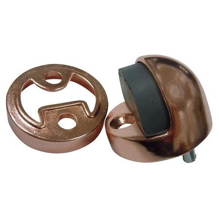 Dome Door Stop, Floor-Mount, Satin Bronze MPN:33J815