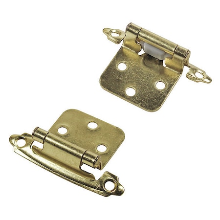 Butt Hinge, Steel, Full Surface Mounting, 1/2 in Leaf W x 2 3/4 in Leaf H, Nickel MPN:45-236PB