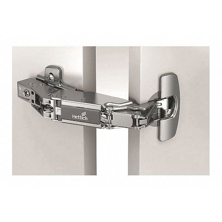 Butt Hinge, Steel, Concealed Mounting, 1 1/2 in Leaf W x 2 3/8 in Leaf H, Nickel MPN:45-393