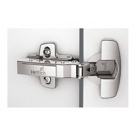 Butt Hinge, Steel, Concealed Mounting, 1 15/16 in Leaf W x 2 3/8 in Leaf H, Nickel MPN:45-395
