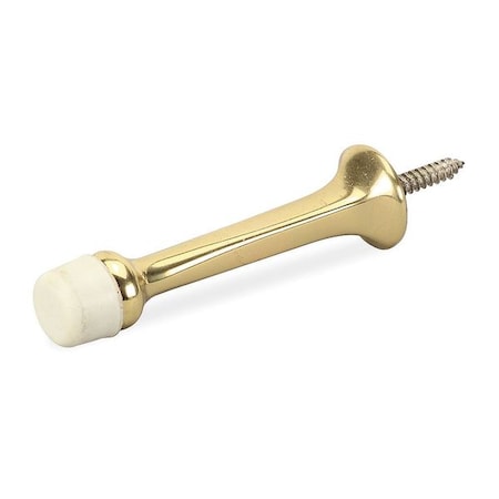 Rigid Door Stop, Solid Brass MPN:4JG88