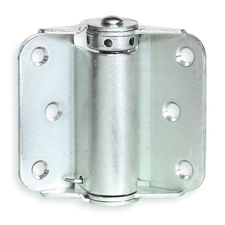 Spring Hinge, Steel, Full Surface Mounting, 1 15/32 in Leaf W x 2 55/64 in Leaf H MPN:4PA75