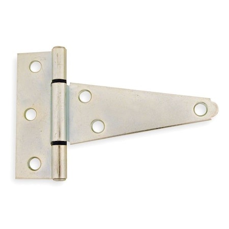 Tee Hinge, Steel, 1 1/4 in Leaf W x 3 3/16 in Leaf H, zinc plated MPN:4PB44