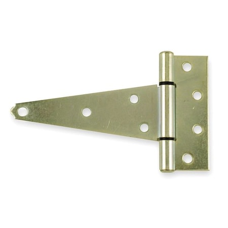 Tee Hinge, Steel, 1 13/16 in Leaf W x 4 1/4 in Leaf H, zinc plated MPN:4PB45