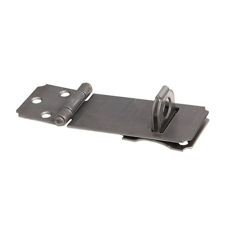 Fixed Staple Hasp, Natural, 4 1/2