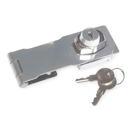 Safety Hasp, Steel, 4-1/2 In. L MPN:4PE49