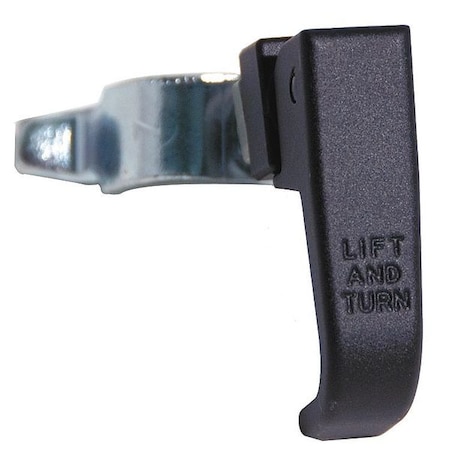 Compression Latch, Nonlock, Bl Powder Coat MPN:4RPZ3