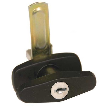 Cam Latch, Keyed, Black Powder Coated, Adjustable: NO MPN:4RRE2