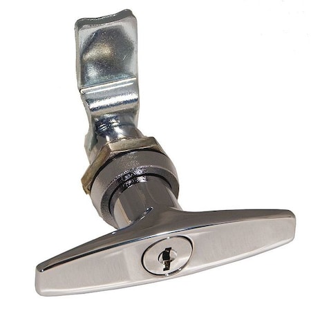 Cam Latch, Keyed, Polished Chrome MPN:4RRG5