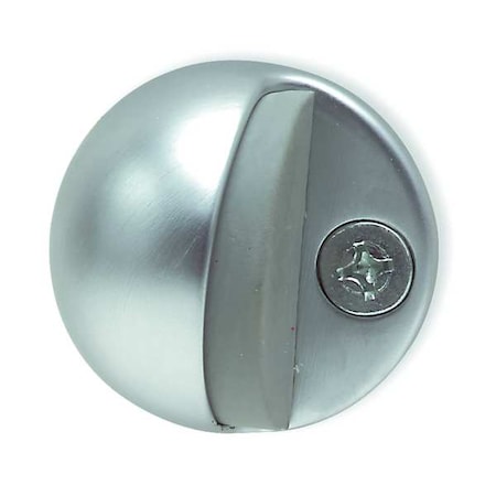 Floor Door Stop, Satin Chrome, 1 In MPN:5U606