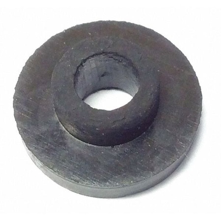 Step Bushing, Rubber, Black, 1/4