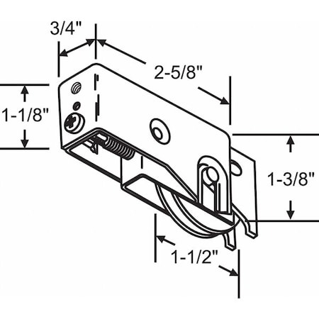 Roller Assembly 3-23/64
