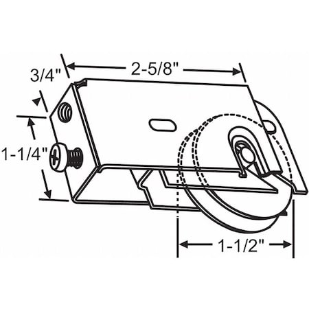 Roller Assembly 3-3/8