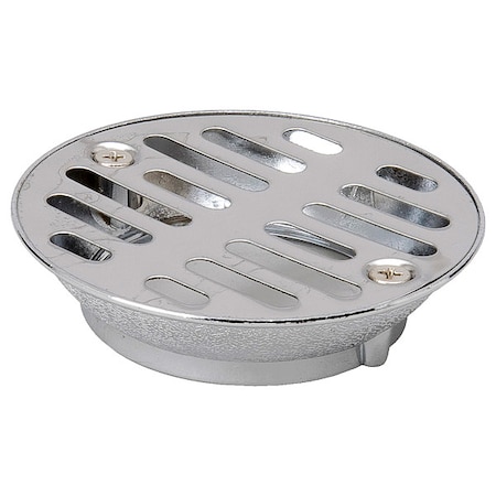 Shower Stall Strainer, Brass, SS Grid MPN:133-405