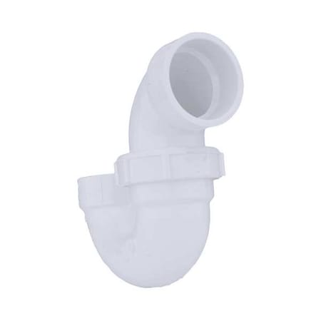 PVC, White Finish, P-Trap with Union MPN:1CNW3
