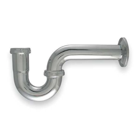 1-1/4 Dia, Brass, Chrome/Brass, Lavatory, P-Trap MPN:1PNK9