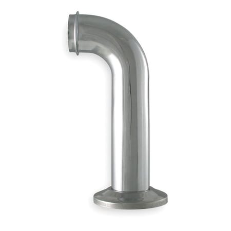 1-1/2 Dia, Brass, Chrome/Brass, Kitchen, Wall Tube MPN:1PNN9