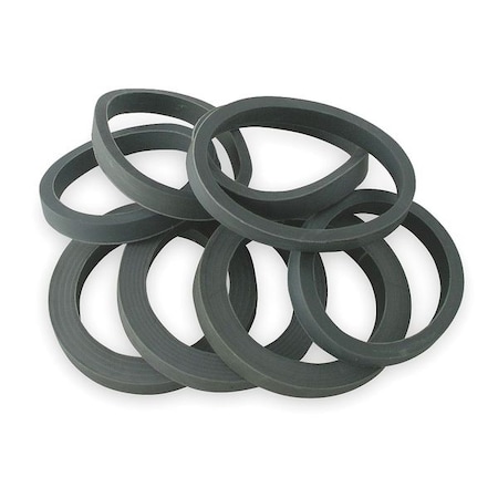 1 to 1-3/8 Dia, Rubber, Gray/Rubber, Rubber Washer Assortment MPN:1PNW3