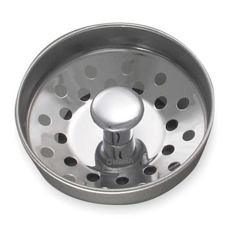 Strainer, Silver, Round, 3 in Dia MPN:1PPF9