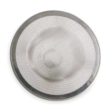 Strainer, Silver, Round, 4-3/8 in Dia MPN:1PPG9