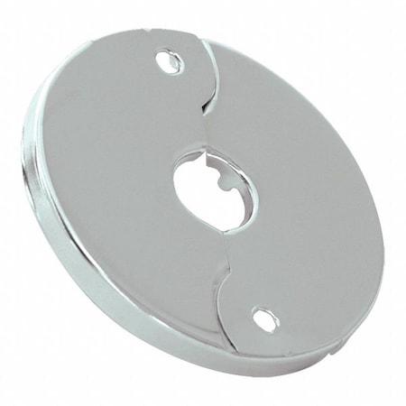 3/4 Dia, ABS, Silver, Floor and Ceiling Plate MPN:25745