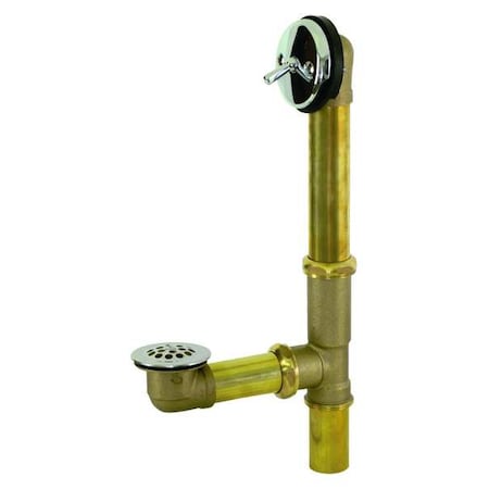 Trip Lever, Gold, Pipe 1-1/2