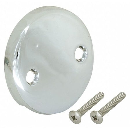 Chrome, Bath Drain, Overflow Face Plate MPN:35245