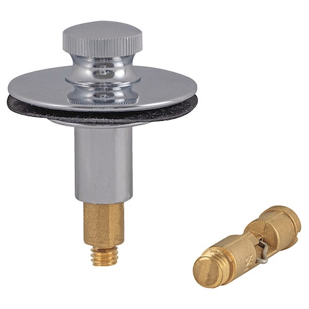 Push and Pull Drain Stopper, Silver MPN:35255