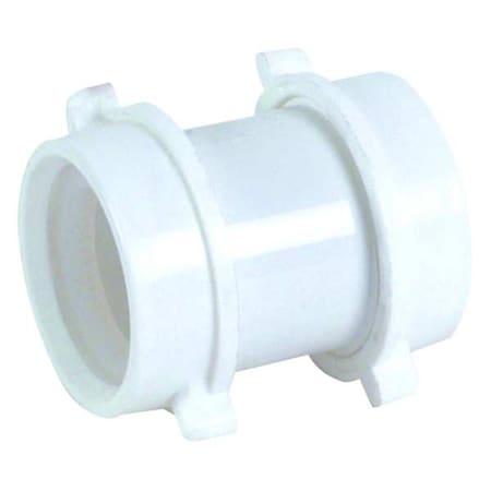 Coupling, White Drain, Slip Connection MPN:35331