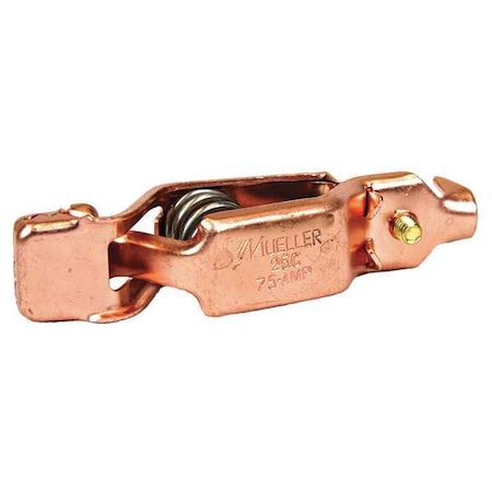 Alligator Clip, Brass, 5/8 in MPN:08493