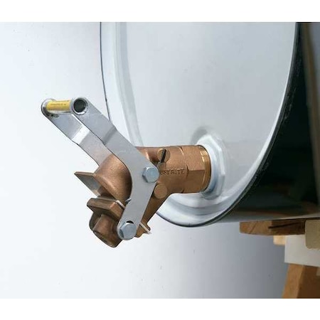 Drum Gate Valve, 2 In, Self-Closing, Brass MPN:08552