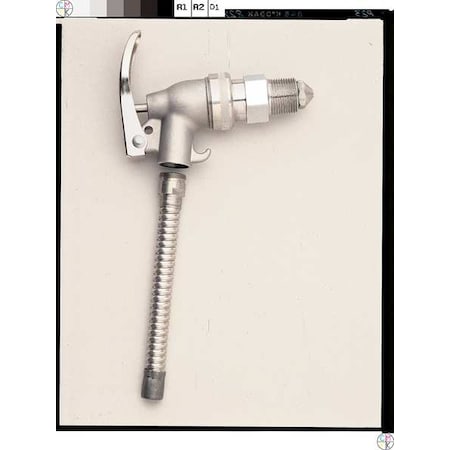 Faucet, Stainless Steel, Gray, NPS; NPT MPN:08916