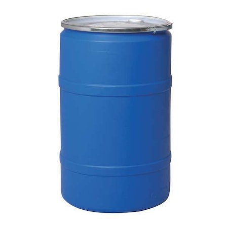 Open Head Transport Drum, Polyethylene, 55 gal, Unlined, Blue MPN:135451B