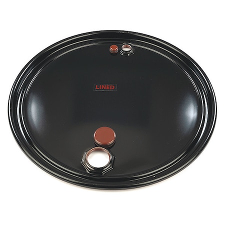 Drum Cover, 55 Gal, Steel, w/Bung Fittings MPN:1655CVR2X3/4-L