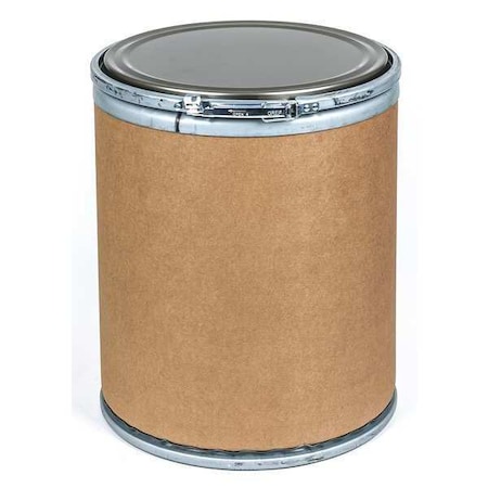 Open Head Transport Drum, Fiber, 15 gal, Unlined, Brown MPN:17861