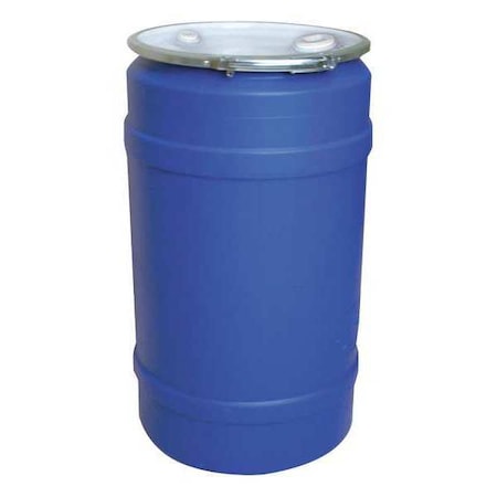 Open Head Transport Drum, Polyethylene, 30 gal, Unlined, Blue MPN:18087-1B