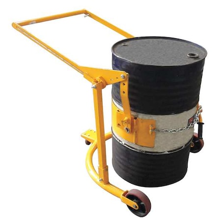 Drum Carrier, 35 in W, Steel, Yellow MPN:21VG48
