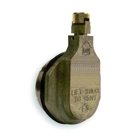 Drum Safety Vent, Brass, Horizontal MPN:272030