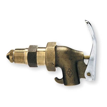 Drum Faucet, 3/4 In, Self-Closing, Brass MPN:272037