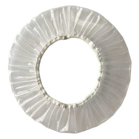 Drum Cover, Clear, Polyethylene, 0 Openings MPN:3JJN5