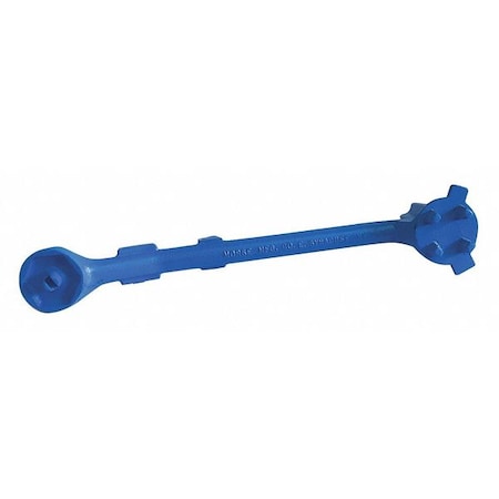 Drum Plug Wrench, Iron, 15 1/2 In L MPN:59
