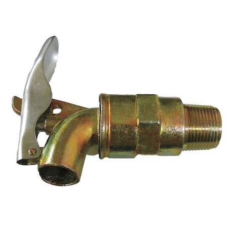 Barrel Faucet, Die-Cast Alloy, Gold, NPT MPN:81