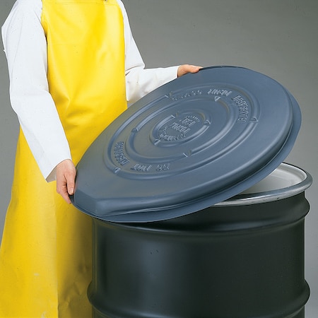 Drum Cover, Gray, LLDPE, 23.75 in L MPN:904-9003