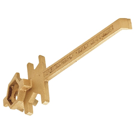 Drum Bung Wrench, Straight, 12 In. L MPN:BNW-BX-W