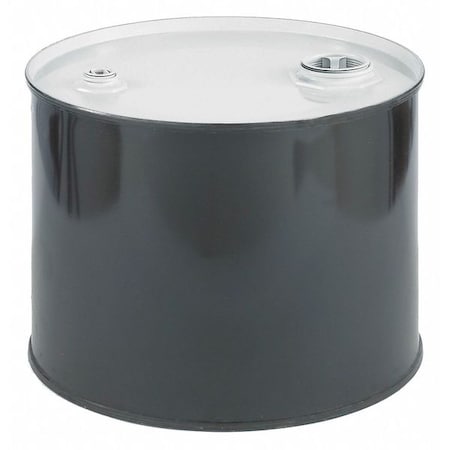 Closed Head Transport Drum, Steel, 5 gal, Unlined, Black MPN:CQ0503