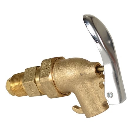 Drum Faucet, Brass, Brass, NPT MPN:DFT-ADJ
