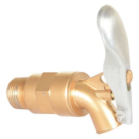 Drum Faucet, Brass Plated Aluminum MPN:DFT-AL